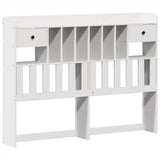 Bed Frame without Mattress White 160x200 cm Solid Wood Pine 3323489