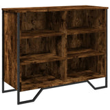 Sideboard Smoked Oak 91x35.5x74.5 cm Engineered Wood 848551