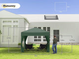 2 x 2 m Garden Pop Up Gazebo, Wedding Party Tent Marquee, Water Resistant Awning Canopy with T3398P310353