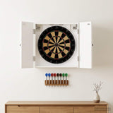 Dartboard Cabinet BREDA High Gloss White 52.5 x 10.5 x 53.5 cm 897549