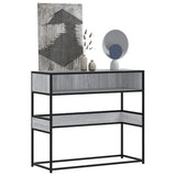 Console Table Grey Sonoma 90x35x80 cm Engineered Wood 849172