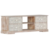 TV Cabinet 120x30x40 cm Solid Acacia Wood 247688