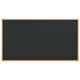 Chalkboard with Solid Pine Wood Frame Black 100x55 cm 4017414