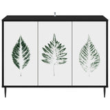 Sideboard HANAU Black Oak 102 x 33 x 76 cm Engineered Wood 8006985