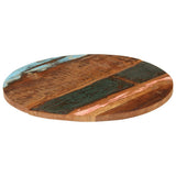 Round Table Top 70 cm 25-27 mm Solid Reclaimed Wood 286039