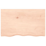 Table Top 80x50x cm Untreated Solid Wood Oak 3156294