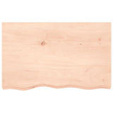 Table Top 80x50x cm Untreated Solid Wood Oak 3156294