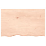 Basin Shelf Wall Mounted Steel and Solid Wood Oak 3302596