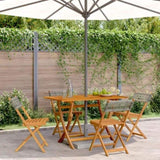 Garden Chair Set of 4 Grey PE rattan and solid acacia wood 3214595