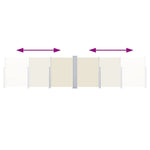 Retractable Side Awning Cream 100x600 cm 48443