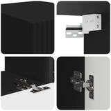 TV Cabinet 5 pcs Black 3409169
