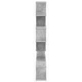 Wall-Mounted TV Shelf Concrete Grey 160 x 15 x 94 cm 8012311