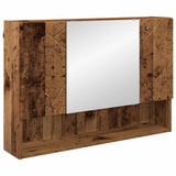 Mirror Cabinet Old Wood 80 x 17 x 55 cm Engineered Wood 883362