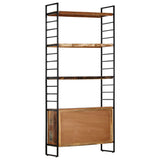 4-Tier Bookcase 80x30x180 cm Solid Reclaimed Wood 284419
