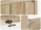 Shoe Cabinet ZWOLLE 78 x 24 x 103 cm Engineered Wood Sonoma Oak 896437