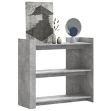 ZNTS Console Table Concrete Grey 100x35x90 cm Engineered Wood 848475