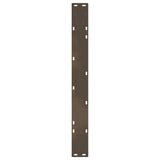 Dining Table Legs V-Shape 3 pcs Natural Steel 90x cm Steel 4012595