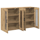 Wall Mounted Cabinet 2 pcs Artisan oak 69.5 x 34 x 90 cm 3334315