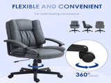 Office Chair, Computer Desk Chair, Mid Back Executive Chair with Adjustable Height and Swivel T3398P342228