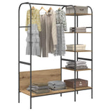 Clothes Rack Beige 120 x 44 x 160 cm Engineered Wood 868450