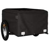 Bike Trailer Black and Grey 45 kg Iron 94084