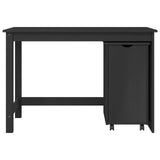 Desk Cabinet Set 2 pcs Grey Solid Pine Wood 3438782
