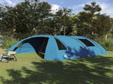 Tunnel Tent 6-Person with Roof Blue and Grey 700 x 590 x 215 cm 42004048