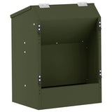 Rabbit Feeder Olive Green 33.5 x 25.5 x 45.5 cm 874592