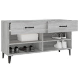 Shoe Cabinet Grey Sonoma 102x35x55 cm Engineered Wood 817571