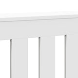 Radiator Cover White 205x21.5x83.5 cm Engineered Wood 852762
