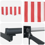 Manual Retractable Awning with LEDs 5 x 3 m 3419502