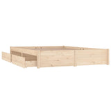 Bed Frame without Mattress with Drawers Super King 3103528