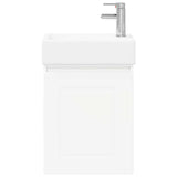 Bathroom Vanity Unit with Tap White 45.5 x 22.5 x 84 cm 889471