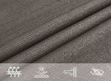 Sunshade Sail 160 g/m Anthracite 3.5x5 m HDPE 311077