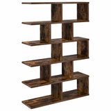 Wall Shelf Smoked Oak 70 x 20 x 100 cm Engineered Wood 8012152