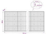 Gabion with 3.5 mm Wire and 10x10 cm Mesh 700x30x200 cm 3463256
