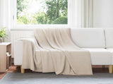 Throw Blankets 24 pcs Beige 200 x 150 cm Fleece 42017086