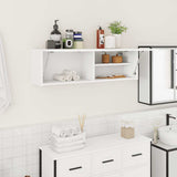 Bathroom Wall Cabinet White 100x25x30 cm Engineered Wood 860094