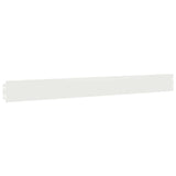 Lawn Edgings 50 pcs White 10x103 cm Cold-rolled Steel 860137