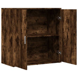 Sideboard Smoked Oak 79x38x80 cm Engineered Wood 840517