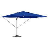 Umbrella 351 x 250 x 253 cm Polyester and Aluminium Azurblau 42003364