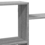 ZNTS Wall Shelf Grey Sonoma 159x18x65 cm Engineered Wood 853214