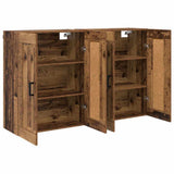 Wall-mounted Cabinet 2 pcs Old Wood 69.5 x 34 x 90 cm 3415563