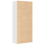 Highboard White 80x42.5x185 cm Engineered Wood 3281434
