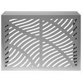 Air Conditioner Cover Silver 100 x 50 x 70 cm Galvanised Steel 8014106