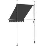 143687 Manual Retractable Awning 150 cm Anthracite