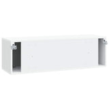 Wall-Mounted TV Cabinet White 98 x 31 x 30 cm Engineered Wood 898555