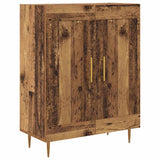 Highboard Old Wood 69.5 x 34 x 180 cm Engineered Wood 3415610