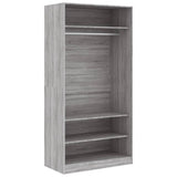 Wardrobe Grey Sonoma 100x50x200 cm Engineered Wood 826615