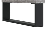 ZNTS Coffee Table Grey Sonoma 80x80x36.5 cm Engineered Wood 830794